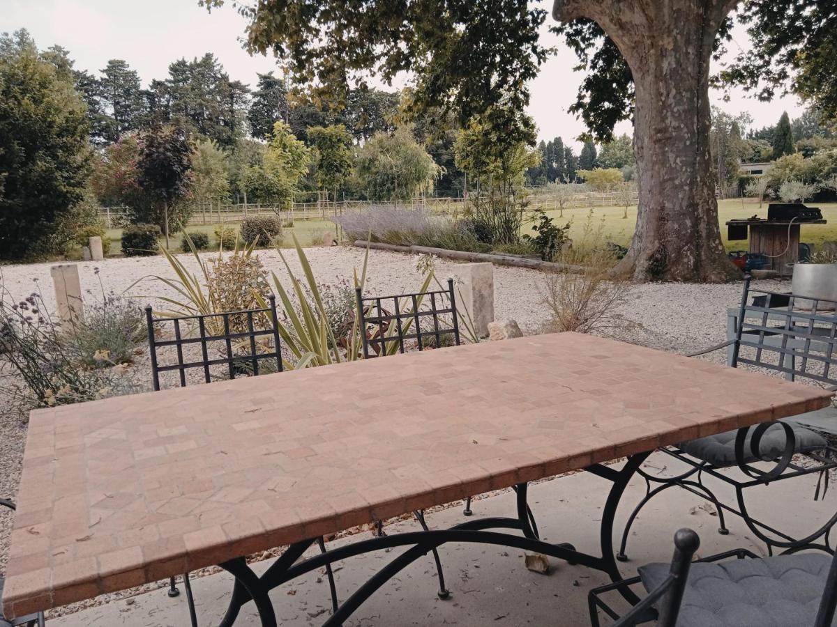 Gite Du Mas De La Finiere ,Avec Spa Interieur Châteaurenard Exteriör bild